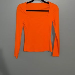 Neon Orange Long Sleeve